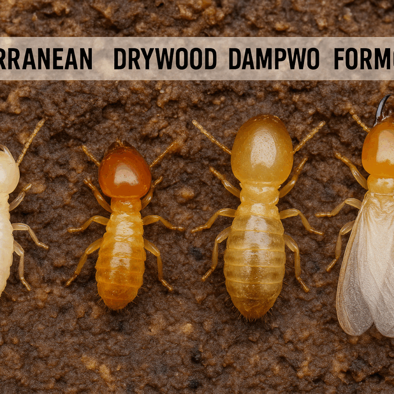 Types of Termites: What Every Homeowner Should Know
