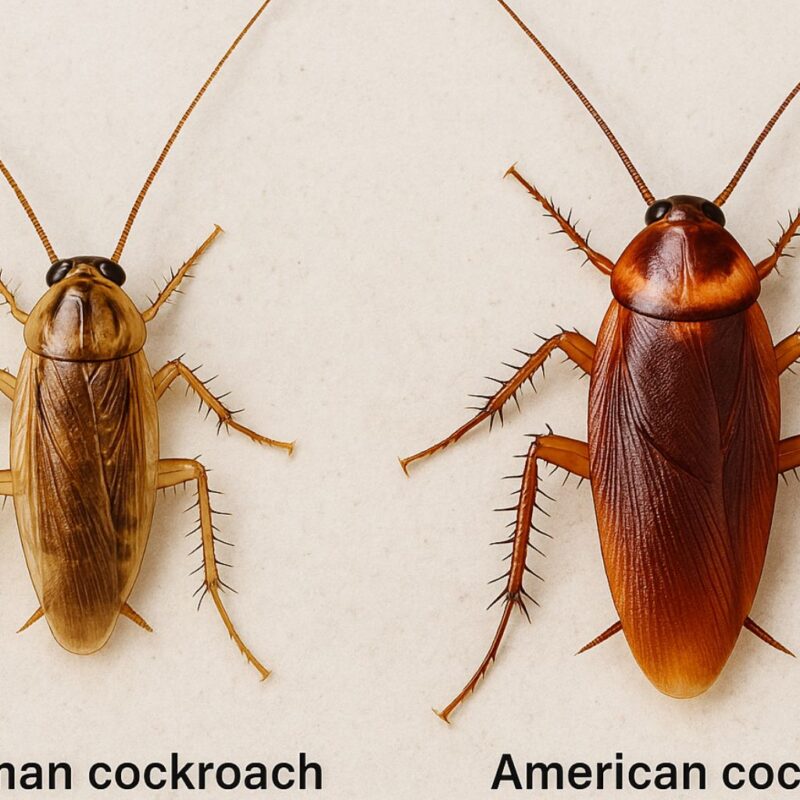 German Cockroach vs. American Cockroach - What’s the Difference?